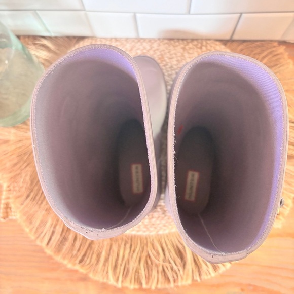 Hunter Women's Original Short Rain Boot Matte purple 5 Womens - Picture 5 of 6